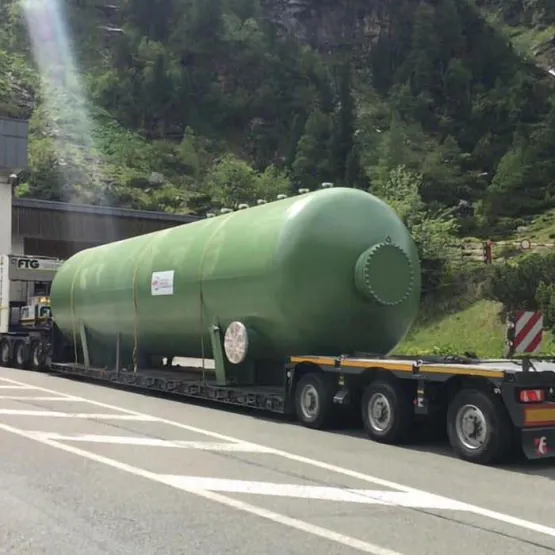 Transalpine Ölleitung Drucklasttanks